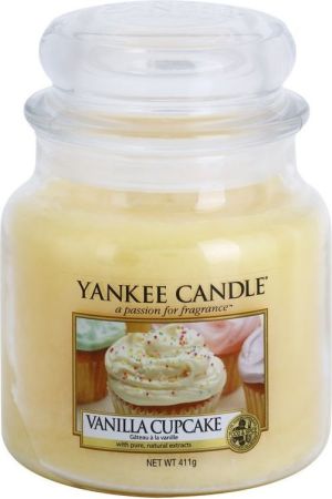 Yankee Candle Classic Medium Jar świeca zapachowa Vanilla Cupcake 411g 1