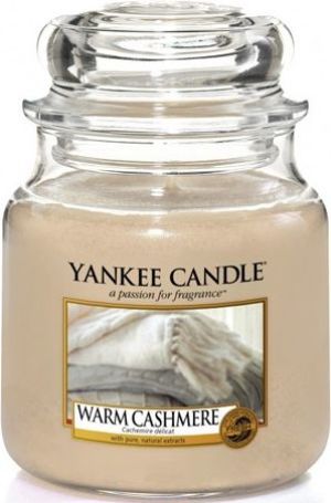 Yankee Candle Classic Medium Jar świeca zapachowa Warm Cashmere 411g 1