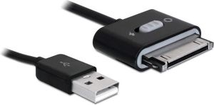 Kabel USB Delock USB-A - Samsung 30-pin 1 m Czarny (83131) 1