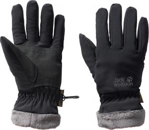Jack Wolfskin Rękawiczki zimowe damskie Stormlock Highloft Glove black r. M 1