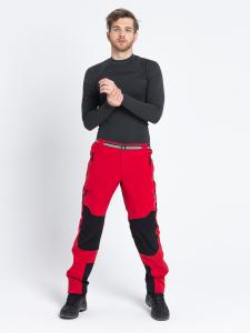 Milo Spodnie trekkingowe męskie Brenta Tomato czerwono-czarne r. L 5