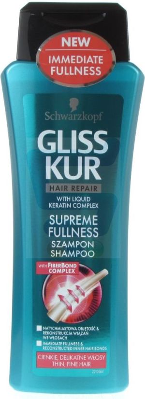 Gliss Kur Supreme Fullness Szampon do włosów cienkich i delikatnych 250 ml 1