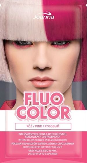 Joanna Szampon koloryzujący Fluo Color Róż 35g 1