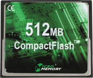 Karta MicroMemory Compact Flash 512 MB  (MMCF/512) 1