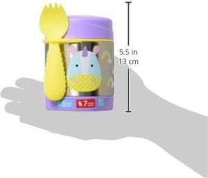 Skip Hop Termos dla dzieci Zoo Jednorożec 0.325 l Srebrno-fioletowy 8