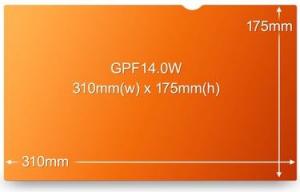 Filtr 3M Filtr prywatyzujący, złoty, 14.0" 16:9 (GPF14.0W) 3