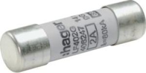 Hager Wkładka bezpiecznikowa BiWtz cylindryczna 14x51mm 2A gG (LF402G) 1