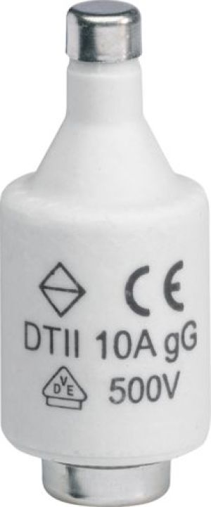 Hager Wkładka bezpiecznikowa BiWtz 10A DTII gG 500V (LE2710) 1