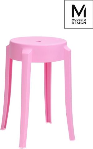 Modesto Design stołek CALMAR 46 różowy - polipropylen 1