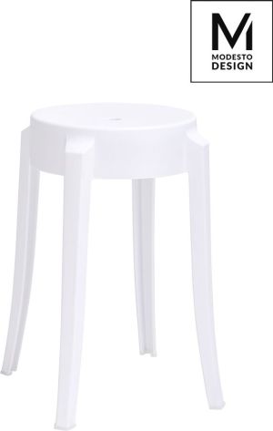 Modesto Design MODESTO stołek CALMAR 46 biały - polipropylen 1
