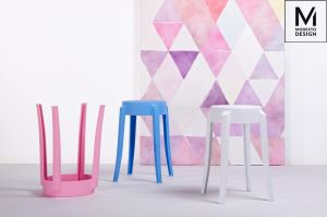 Modesto Design MODESTO stołek CALMAR 46 biały - polipropylen 4