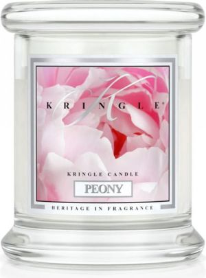 Kringle Candle Świeczka zapachowa mini, klasyczny słoik Peony 128g 1