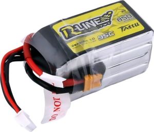 Gens Ace & TATTU Akumulator 850mAh 14.8V 95C XT30 TATTU R-Line (TA-RL-95C-850-4S1P-XT30) 1