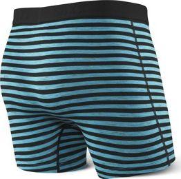 SAXX Bokserki męskie Vibe Boxer Modern Fit Black Space Hiker Stripe r. S (SXBM35KSH) 2