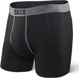 SAXX Bokserki męskie Platinum Boxer Fly czarno-grafitowe r. L (SXBB41FBLK) 1