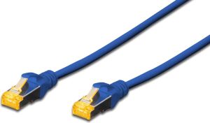 MicroConnect Patchcord S/FTP CAT6A 0,25 m niebieski LSZH (SFTP6A0025BBOOTED) 1