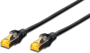 MicroConnect Patchcord S/FTP CAT6A 5M czarny LSZH (SFTP6A05SBOOTED) 1