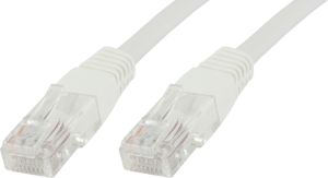 MicroConnect Patchcord U/UTP CAT6 0.25m Biały PCV (B-UTP60025W) 1