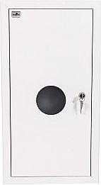 Alfako Rozdzielnica modułowa 1x11 podtynkowa IP40 z zamkiem + okno rewizyjne A-RW12 2