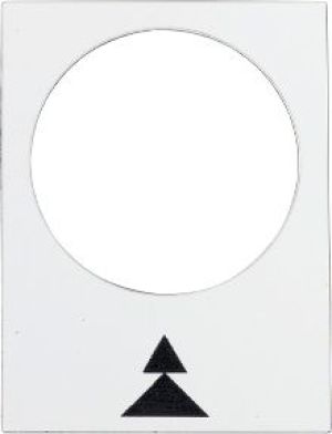 Schneider Electric Tabliczka opisowa biała prostokątna 30x40mm (ZB2BY4909) 1