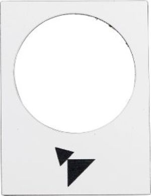 Schneider Electric Tabliczka opisowa biała prostokątna 30x40mm (ZB2BY4915) 1