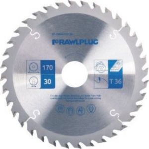Rawlplug Piła tarczowa do drewna 170mm 36 zębów (RT-CSBW-170T36) 1