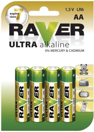 Raver Bateria AA / R6 4 szt. 1