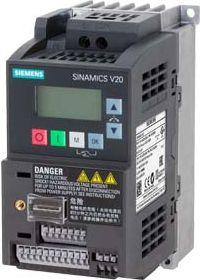 Siemens Falownik Uwe=230V Uwy=3x230V 0,55kW Sinamics V20 (6SL3210-5BB15-5UV1) 1