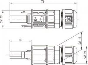 LAPP Styk żeński EPIC SOLAR 4 PIN F 4-6mm2 (44428220) 3