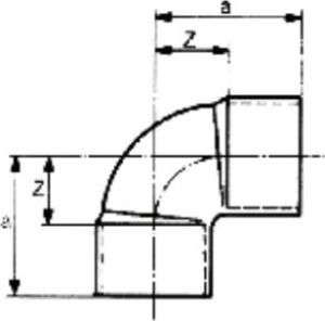 Conex Kolano miedziane 90° dwukielichowe serii 5000 18mm (5090018000000) 2