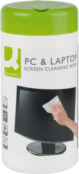 Q-Connect Chusteczki nawilżane do czyszczenia ekranów 100 szt. (KF04501A) 1