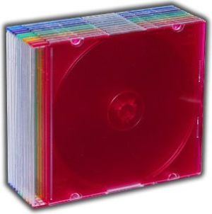 Esperanza Slim Box Kolor 5,2 mm na CD/DVD (10 szt. - Pakiet) E5905784760971 - (3025) 1