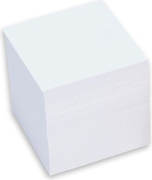 Positive Kostka do notatek biała nieklejona w papierowym pudełku, 9 x 9, opakowanie 2 sztuki 1