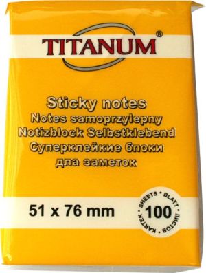 Titanum Notesy samoprzylepne Titanum 51x76 mm 51x76 (S-2004) 1