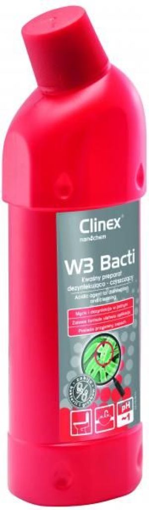 Clinex Środek do mycia(czyszczenia) Clinex W3 Bacti 1L 1