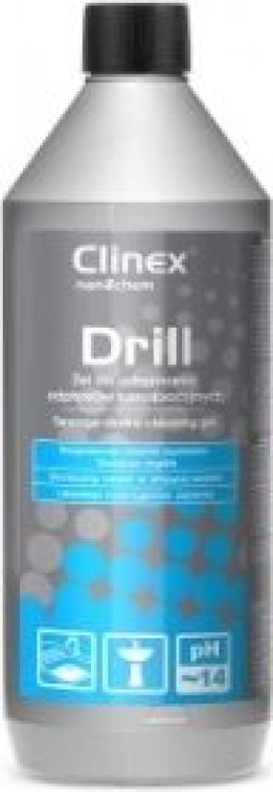 Clinex Żel do udrażniania odpływów kanalizacyjnych Clinex Drill 1l.77005 2