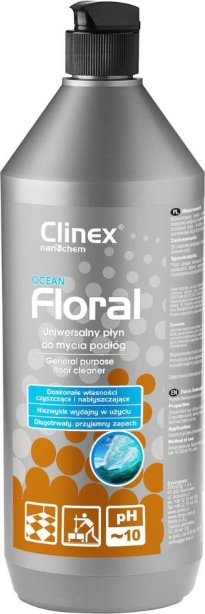Clinex Uniwersalny płyn CLINEX Floral Ocean 1L 77-890, do mycia podłóg 1