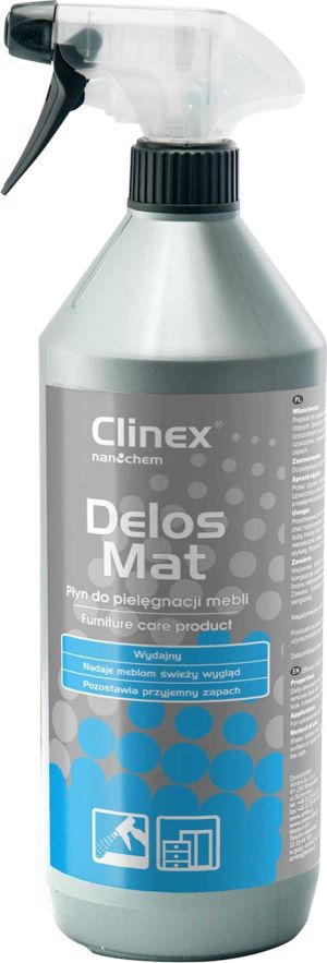 Clinex Clinex płyn delos mat do czyszczenia mebli 1l.(77140) 1