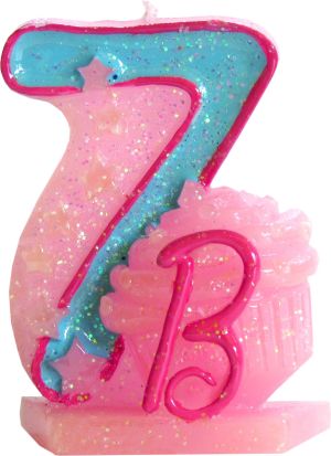Arpex Świeczka urodzinowa Barbie nr 7 (DY0043(7)BA) 1