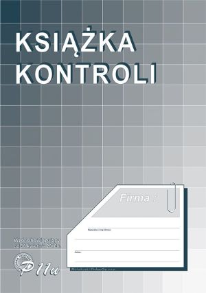 Michalczyk & Prokop Książka kontroli A4 NOWA (P11-U) 1