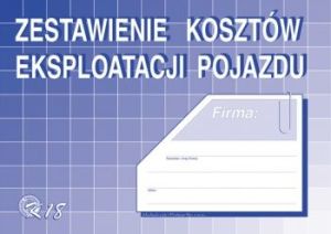 Michalczyk & Prokop Zestawienie kosztów eksploatacji pojazdu 1