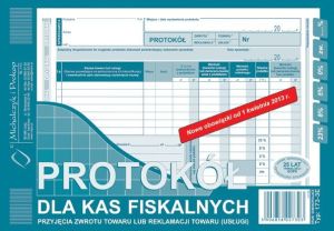 Michalczyk & Prokop Protokół dla kas fiskalnych A4 80 (173-3E) 1