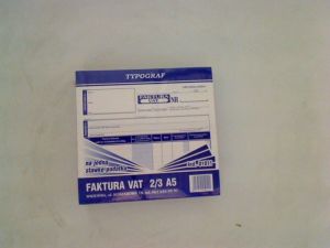 Typograf Druki samokopiujące faktura vat j.st. 2/3, A5 80 (01011) 1