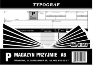 Typograf Druki samokopiujące magazyn przyjmie A6 (S) (01081) 1