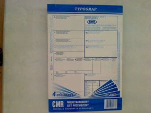 Typograf Druk cmr 4 odcinkowy A4 80 samokopiujący (01173) 2