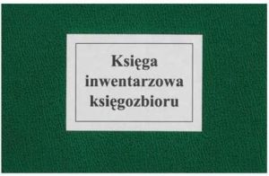 Typograf Druki księga inwentarzowa księgozbioru A-4 B123, oprawa introligatorska (02090) 1