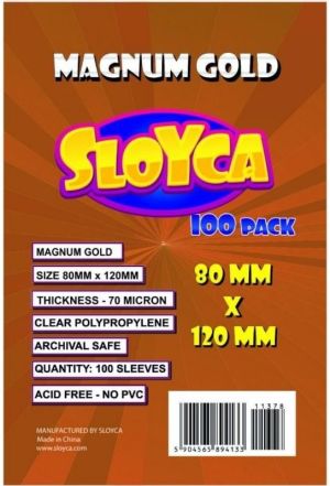 Baldar Koszulki Magnum Gold 80x120mm (100szt) SLOYCA 1