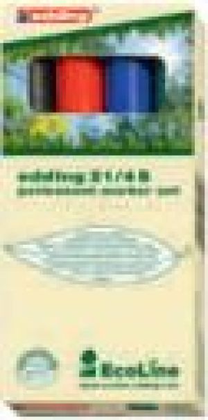 Edding Marker permanentny EcoLine e-22, ścięta końcówka 1-5mm, czarny (EDD184) 2