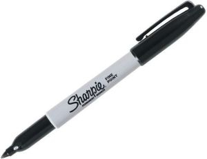Sharpie Marker permanentny 1mm czarny, opakowanie 12 sztuk (NEW184) 1