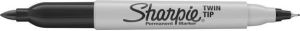 Sharpie Marker permanentny TWIN TIP, czarny, opakowanie 12 sztuk (NEW084) 1